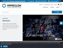Tablet Screenshot of impreglon.it